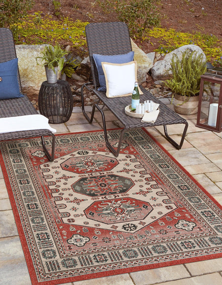 Patio Heritage Collection Area Rug - Veranda