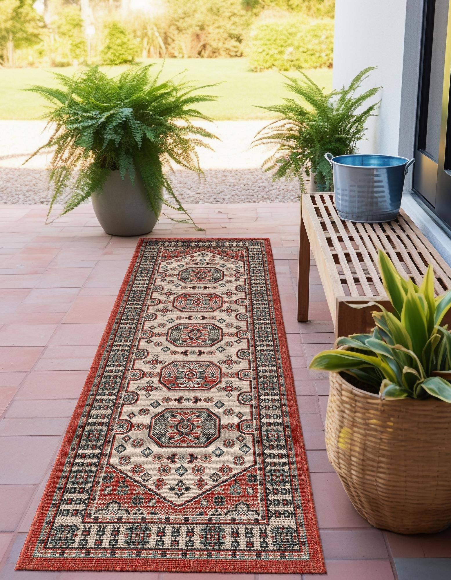 Patio Heritage Collection Area Rug - Veranda