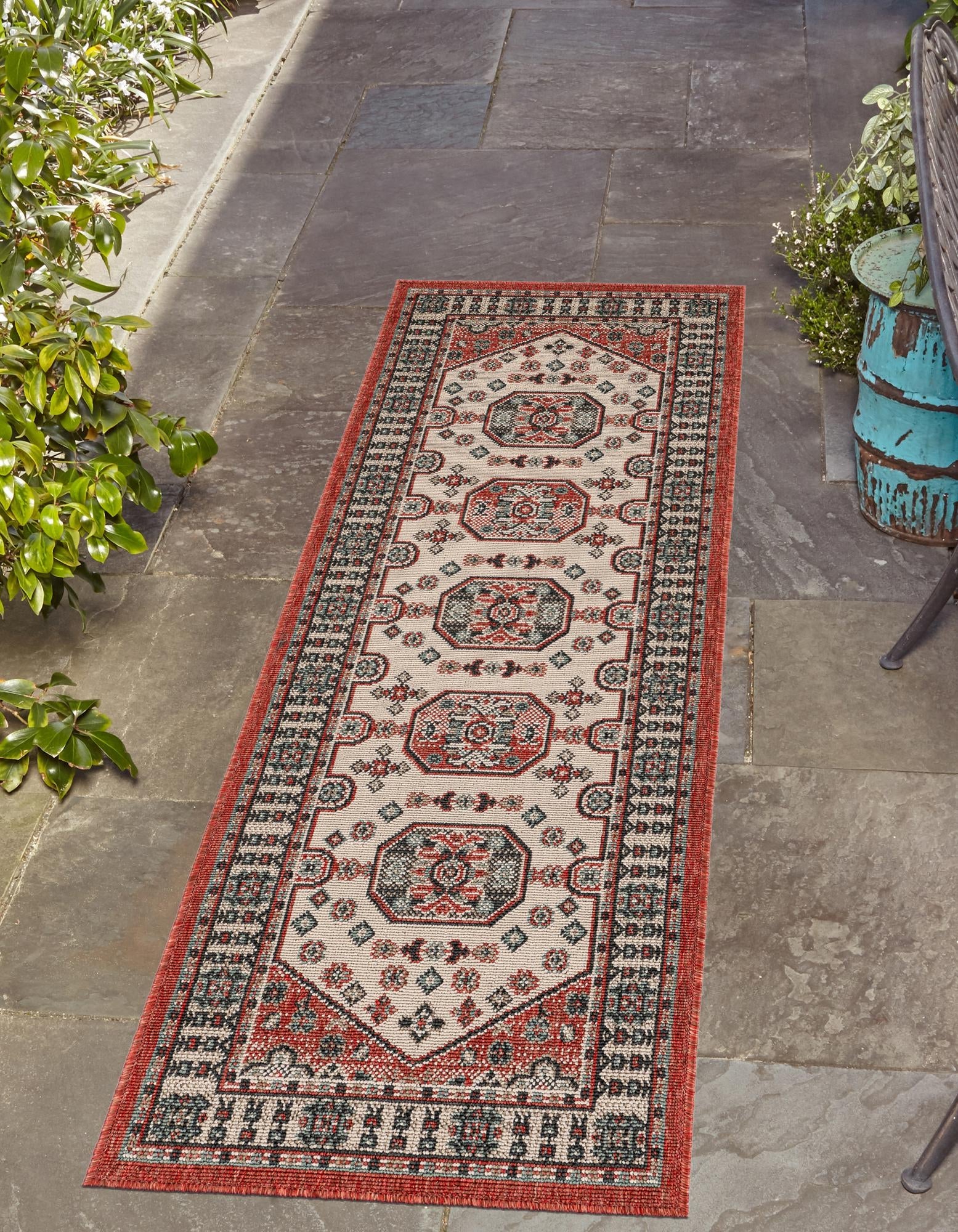 Patio Heritage Collection Area Rug - Veranda