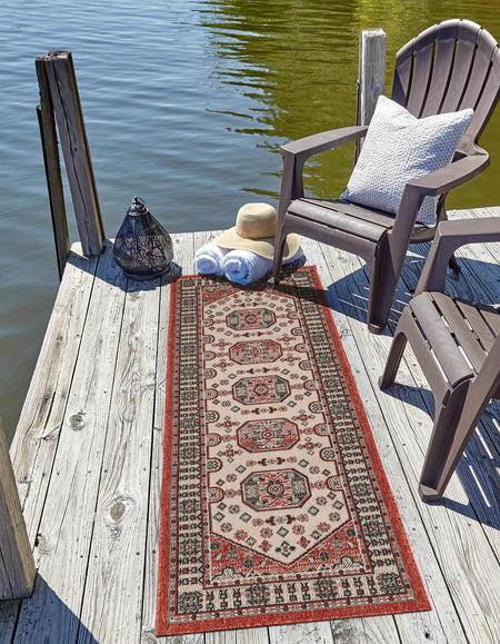 Patio Heritage Collection Area Rug - Veranda