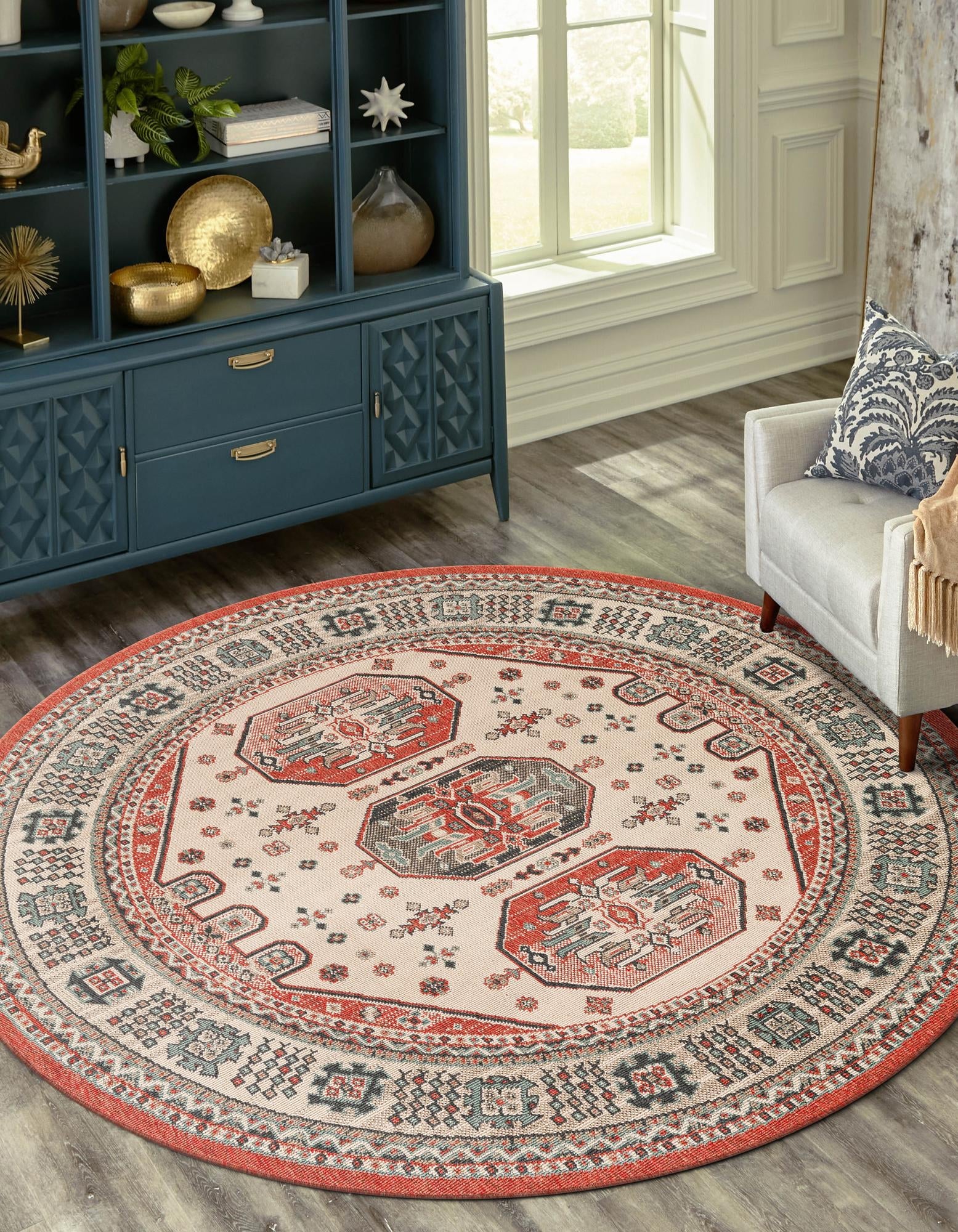 Patio Heritage Collection Area Rug - Veranda