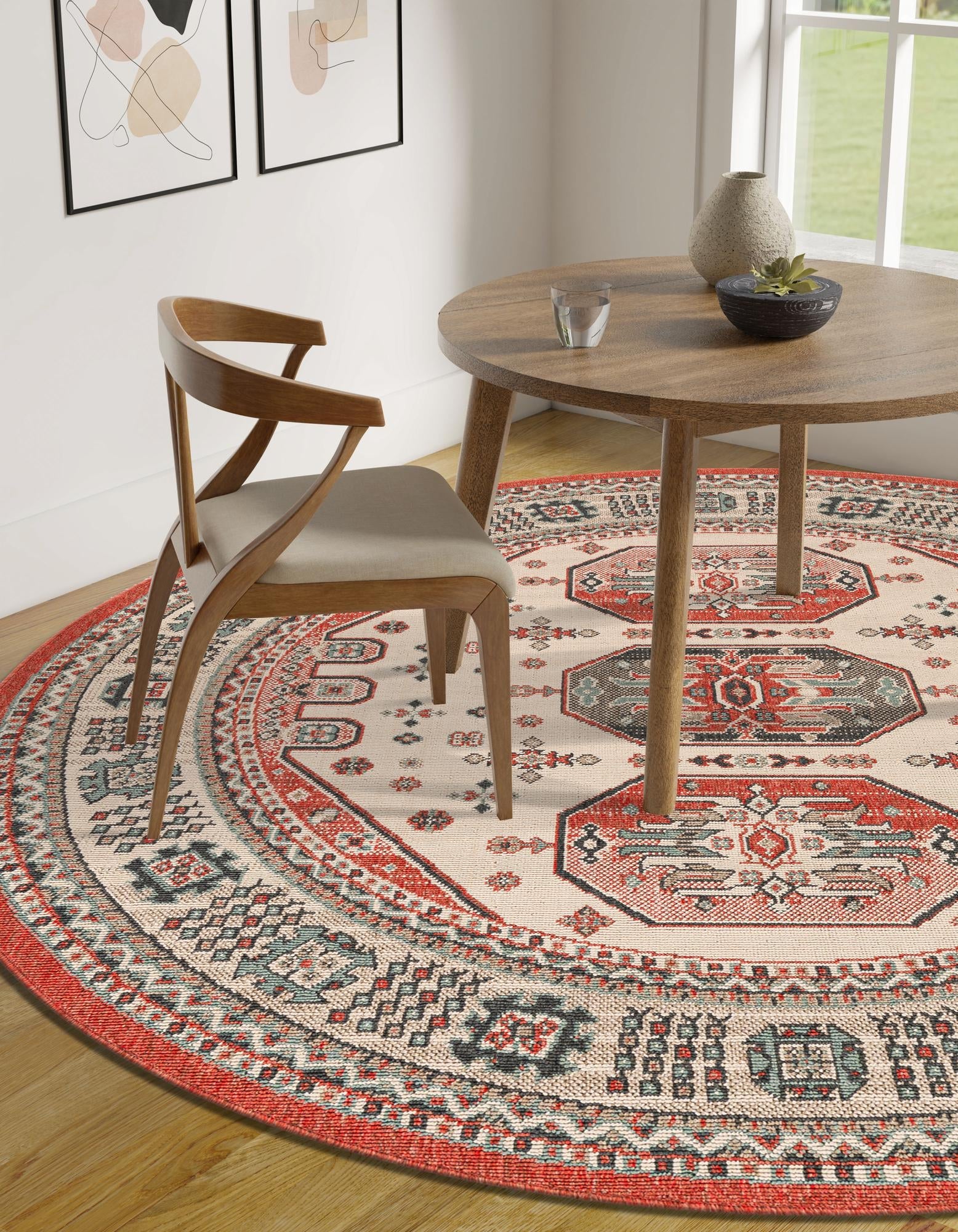 Patio Heritage Collection Area Rug - Veranda