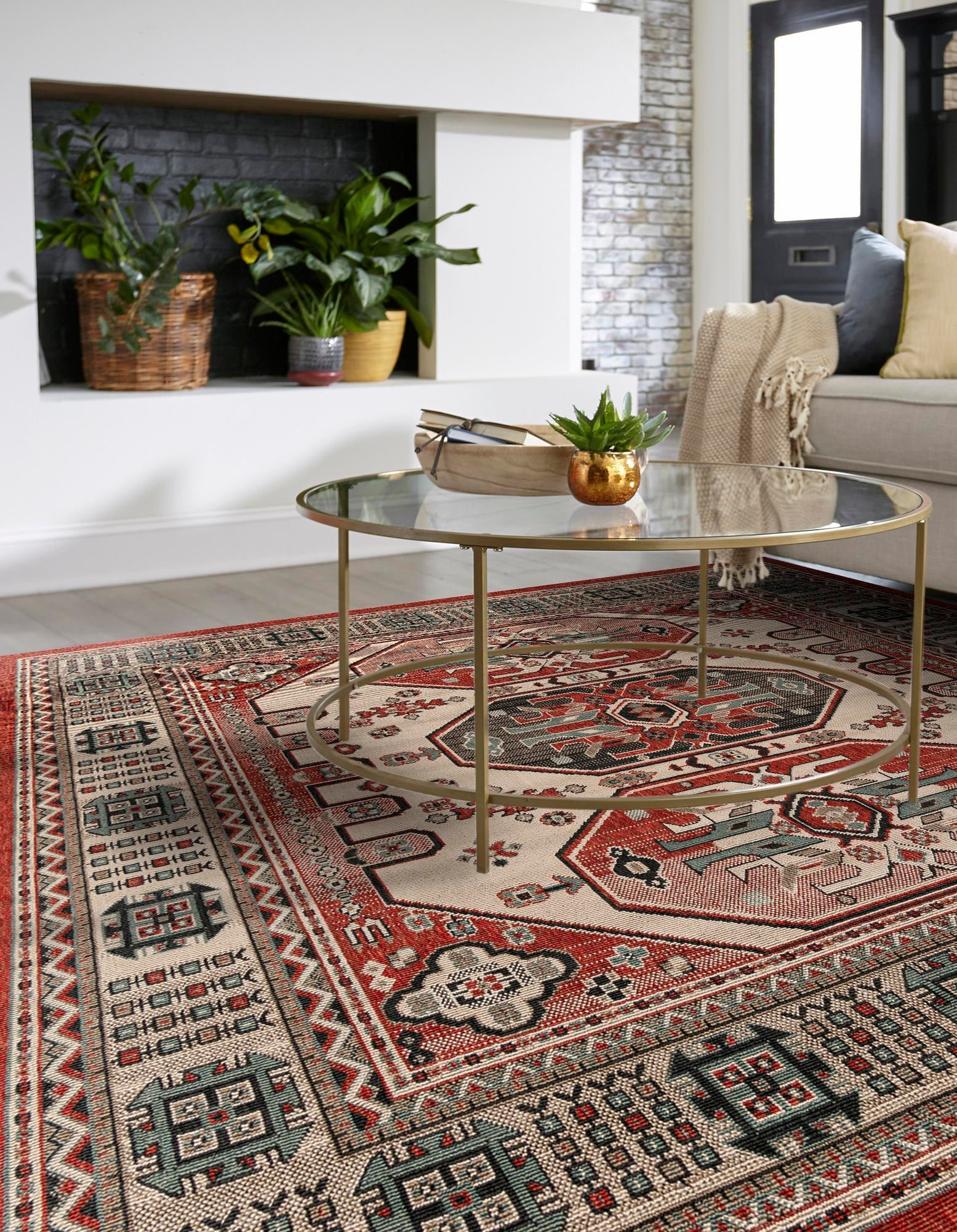 Patio Heritage Collection Area Rug - Veranda