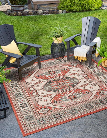 Patio Heritage Collection Area Rug - Veranda