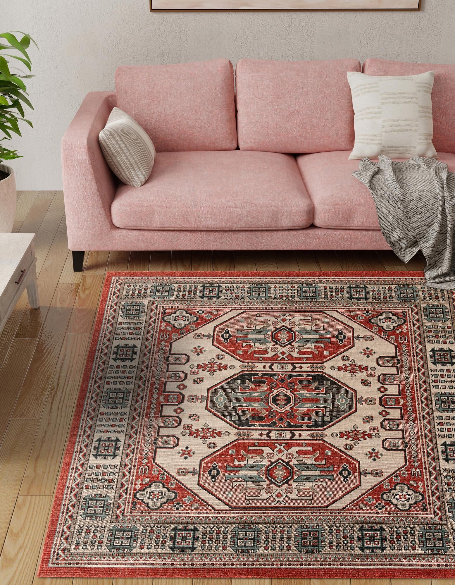 Patio Heritage Collection Area Rug - Veranda