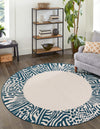 Savannah Escape Collection Area Rug - Serengeti Round Ivory  lifestyle 28