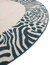 Savannah Escape Collection Area Rug - Serengeti Round Ivory  lifestyle 45