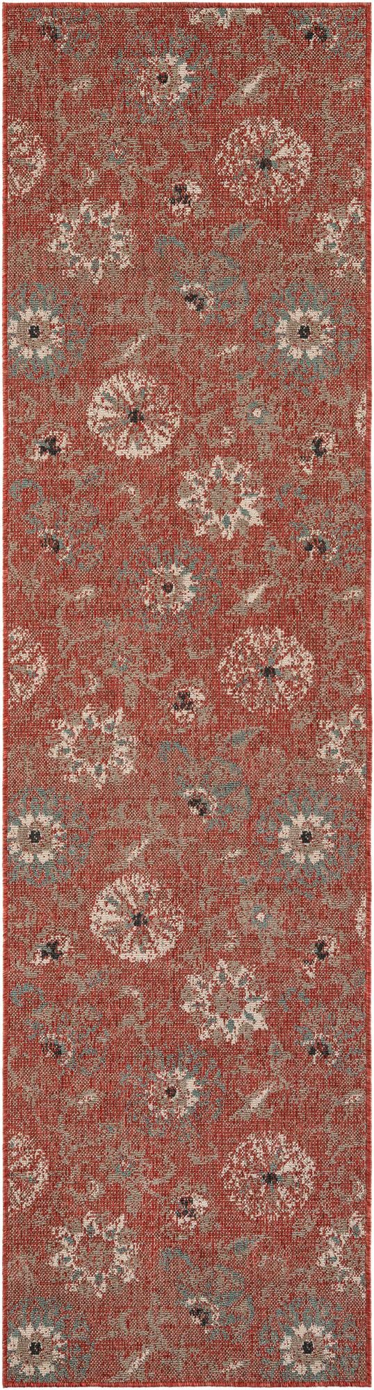 Seaside Blooms Collection Area Rug - Seychelles