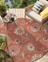 Seaside Blooms Collection Area Rug - Seychelles