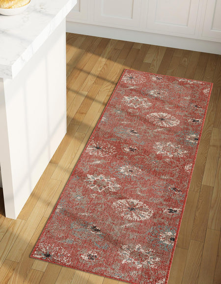 Seaside Blooms Collection Area Rug - Seychelles