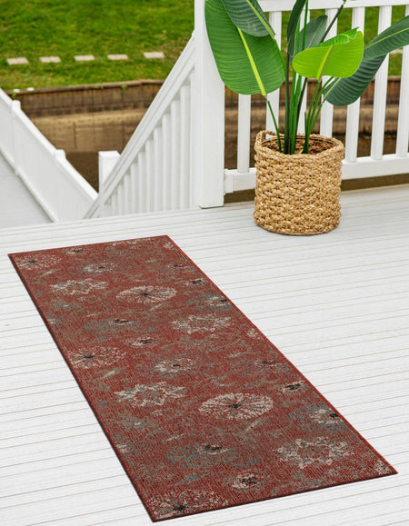 Seaside Blooms Collection Area Rug - Seychelles