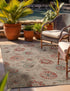 Seaside Blooms Collection Area Rug - Seychelles