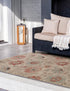 Seaside Blooms Collection Area Rug - Seychelles