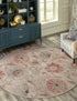 Seaside Blooms Collection Area Rug - Seychelles