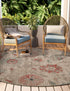 Seaside Blooms Collection Area Rug - Seychelles