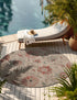 Seaside Blooms Collection Area Rug - Seychelles