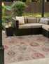 Seaside Blooms Collection Area Rug - Seychelles