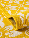 Seaside Lattice Collection Area Rug -  Whitby Runner Yellow  lifestyle 209