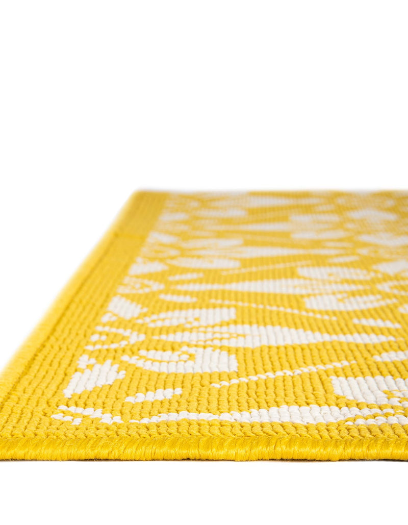 Seaside Lattice Collection Area Rug -  Whitby Runner Yellow  lifestyle 216