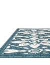 Seaside Lattice Collection Area Rug -  Whitby Runner Navy Blue  lifestyle 218