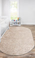 Eternal Plush Oasis Collection Area Rug -  Tranquility (Linen)