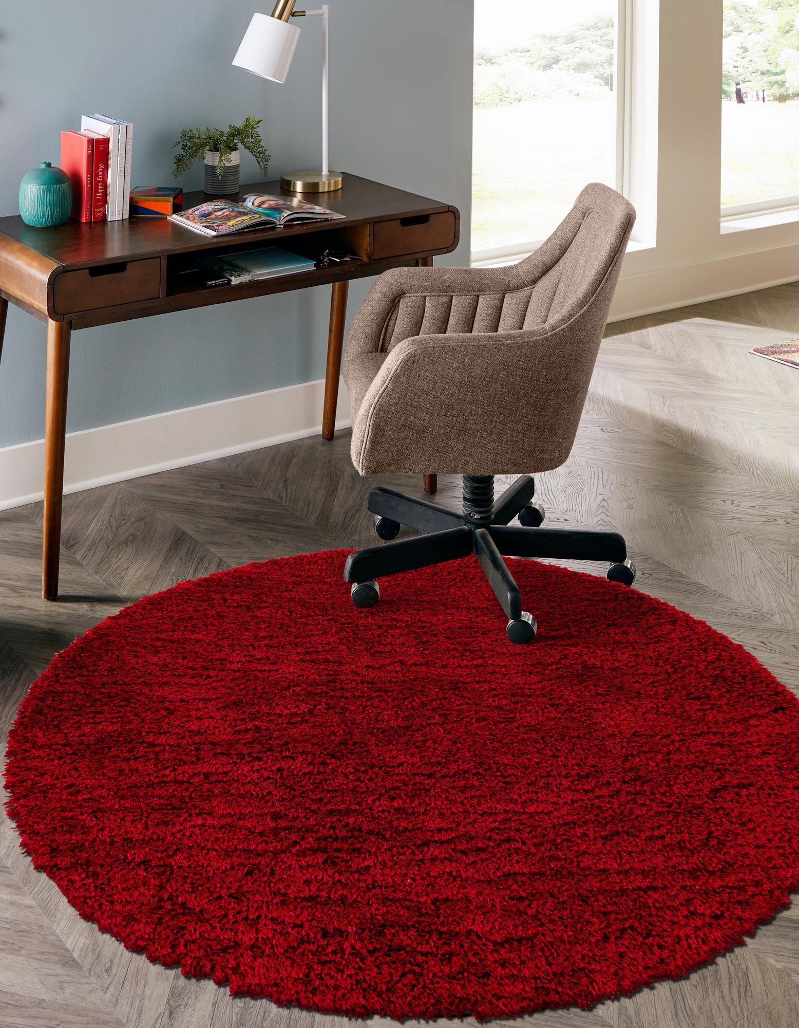 Majestic Manor Collection Area Rug - Versailles (Lipstick)