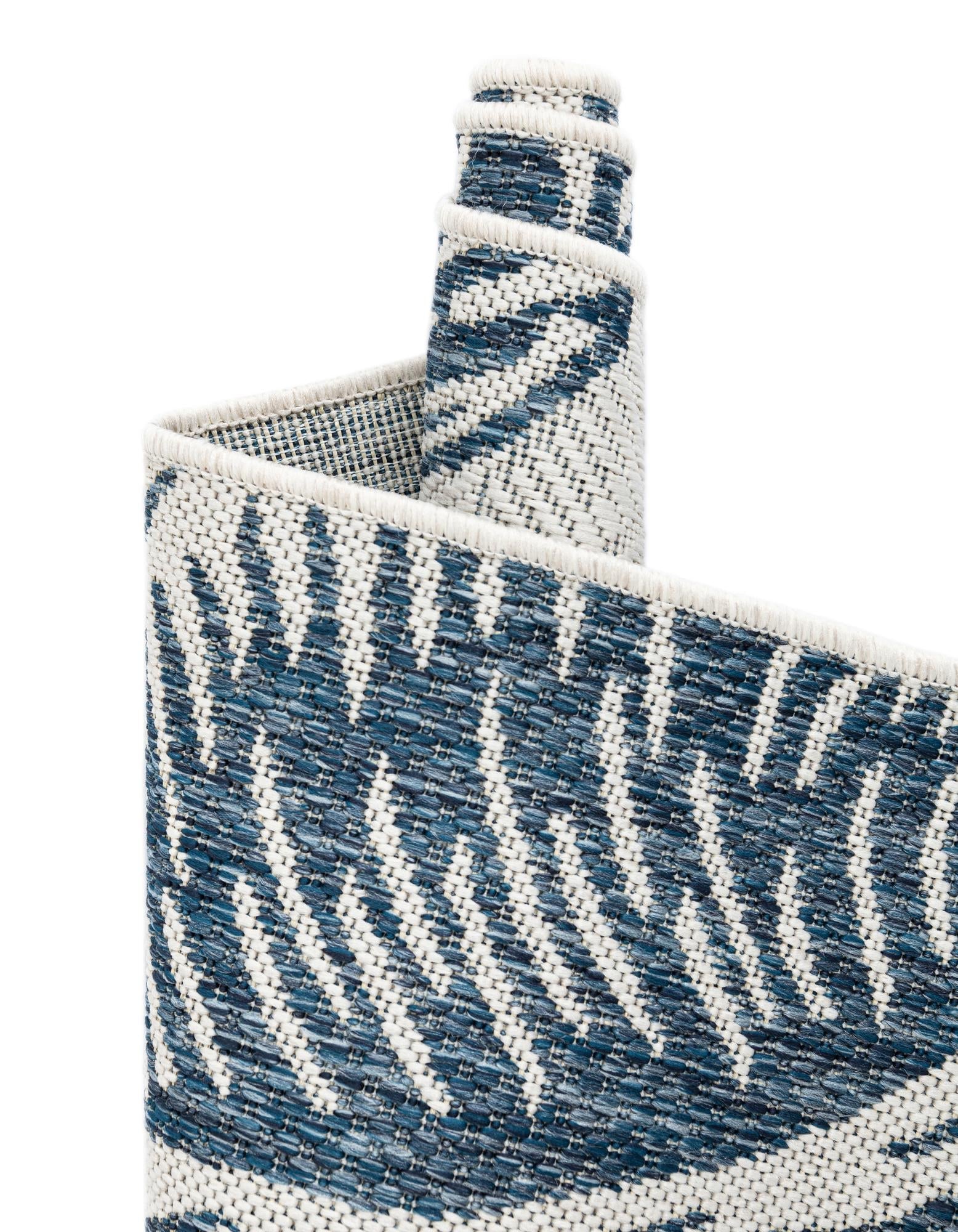 Seaside Haven Rugs Collection Area Rug -  Lighthouse (Ivory and Navy Blue)