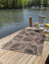 Seaside Haven Rugs Collection Area Rug -  Lighthouse (Brown and Black)