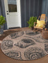 Seaside Haven Rugs Collection Area Rug -  Lighthouse (Brown and Black)