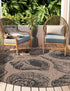 Seaside Haven Rugs Collection Area Rug -  Lighthouse (Brown and Black)