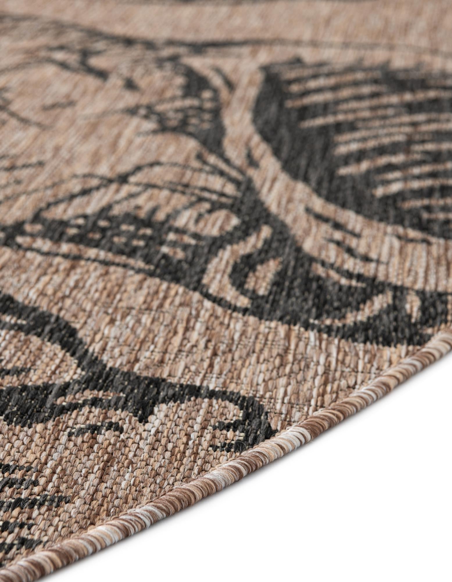 Seaside Haven Rugs Collection Area Rug -  Lighthouse (Brown and Black)