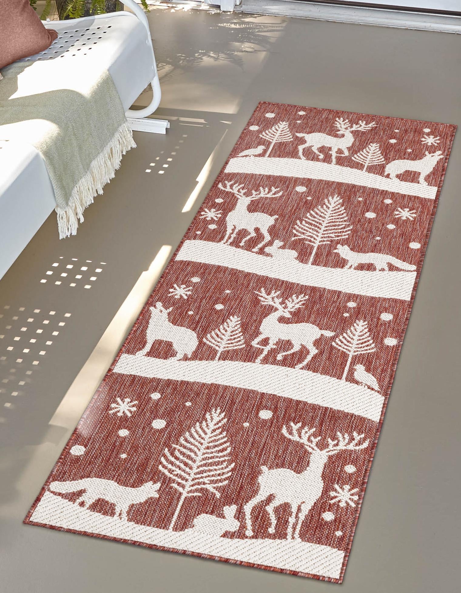 Garden Festivity Collection Area Rug - Evergreen