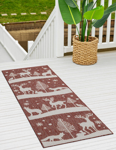 Garden Festivity Collection Area Rug - Evergreen