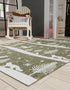 Garden Festivity Collection Area Rug - Evergreen