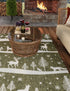 Garden Festivity Collection Area Rug - Evergreen