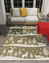 Garden Festivity Collection Area Rug - Evergreen