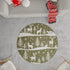 Garden Festivity Collection Area Rug - Evergreen