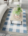 Patio Plaid Collection Area Rug - Veranda Rectangle Blue  lifestyle 12