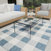 Patio Plaid Collection Area Rug - Veranda Rectangle Blue  lifestyle 27