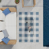 Patio Plaid Collection Area Rug - Veranda Rectangle Blue  lifestyle 28