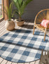 Patio Plaid Collection Area Rug - Veranda