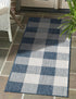 Patio Plaid Collection Area Rug - Veranda