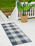 Patio Plaid Collection Area Rug - Veranda