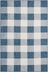 Patio Plaid Collection Area Rug - Veranda Rectangle Blue Main