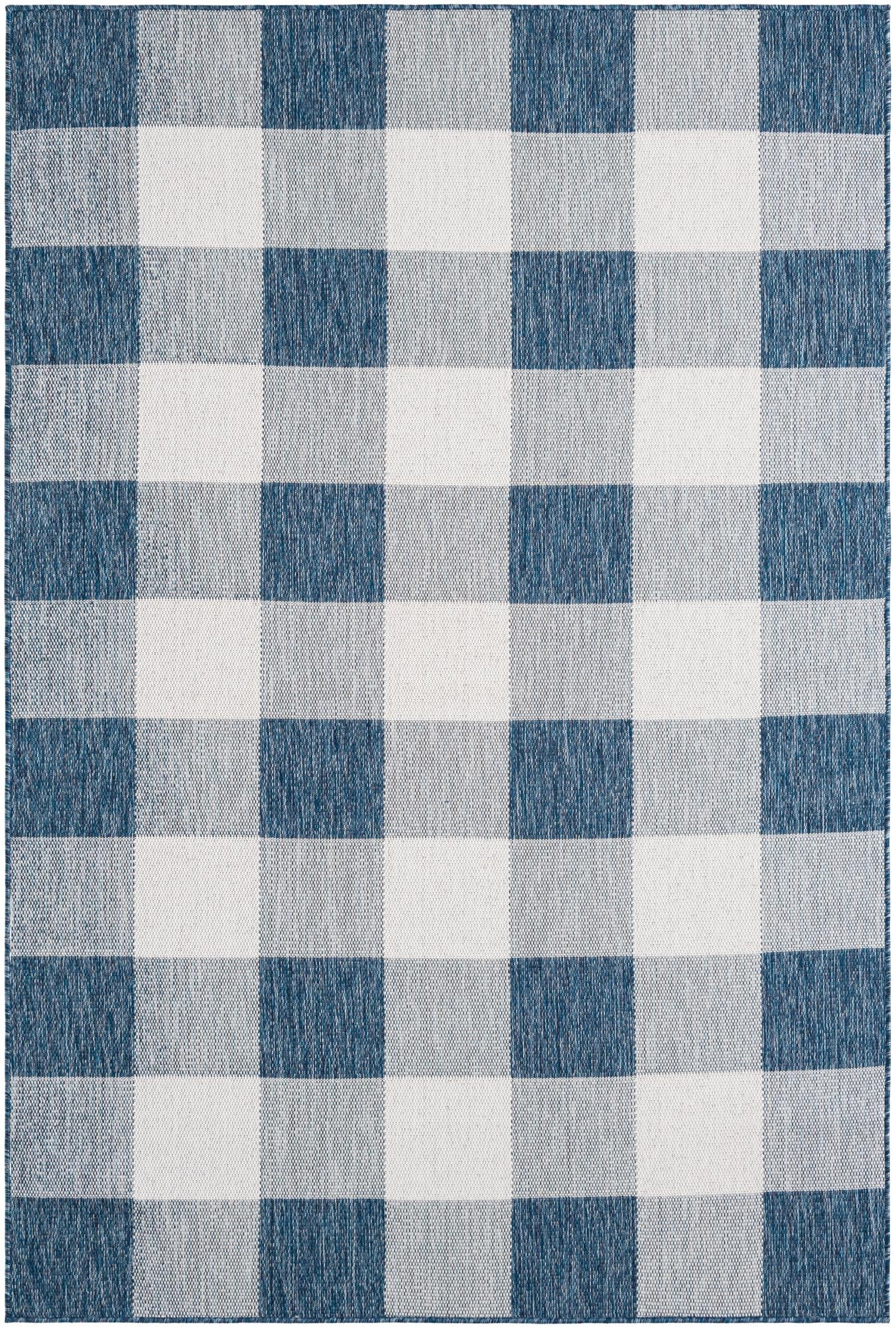 Patio Plaid Collection Area Rug - Veranda