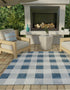 Patio Plaid Collection Area Rug - Veranda