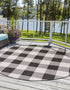 Patio Plaid Collection Area Rug - Veranda