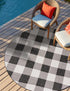 Patio Plaid Collection Area Rug - Veranda