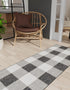 Patio Plaid Collection Area Rug - Veranda