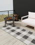 Patio Plaid Collection Area Rug - Veranda